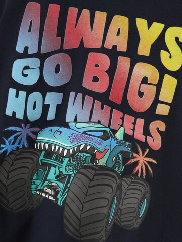 NAME IT Shirts 'NKMHot Wheels' i blå
