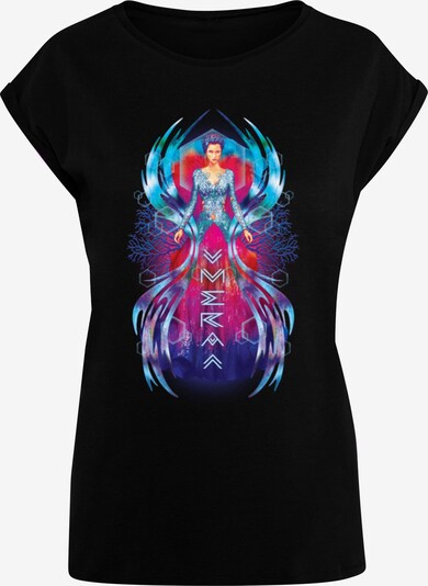 ABSOLUTE CULT T-shirt 'Aquaman - Mera Dress' en indigo / bleu néon / rose néon / noir, Vue avec produit