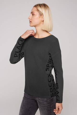 Pull-over Soccx en gris : devant