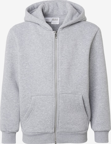Urban Classics Sweatjacke in Grau: Vorderseite