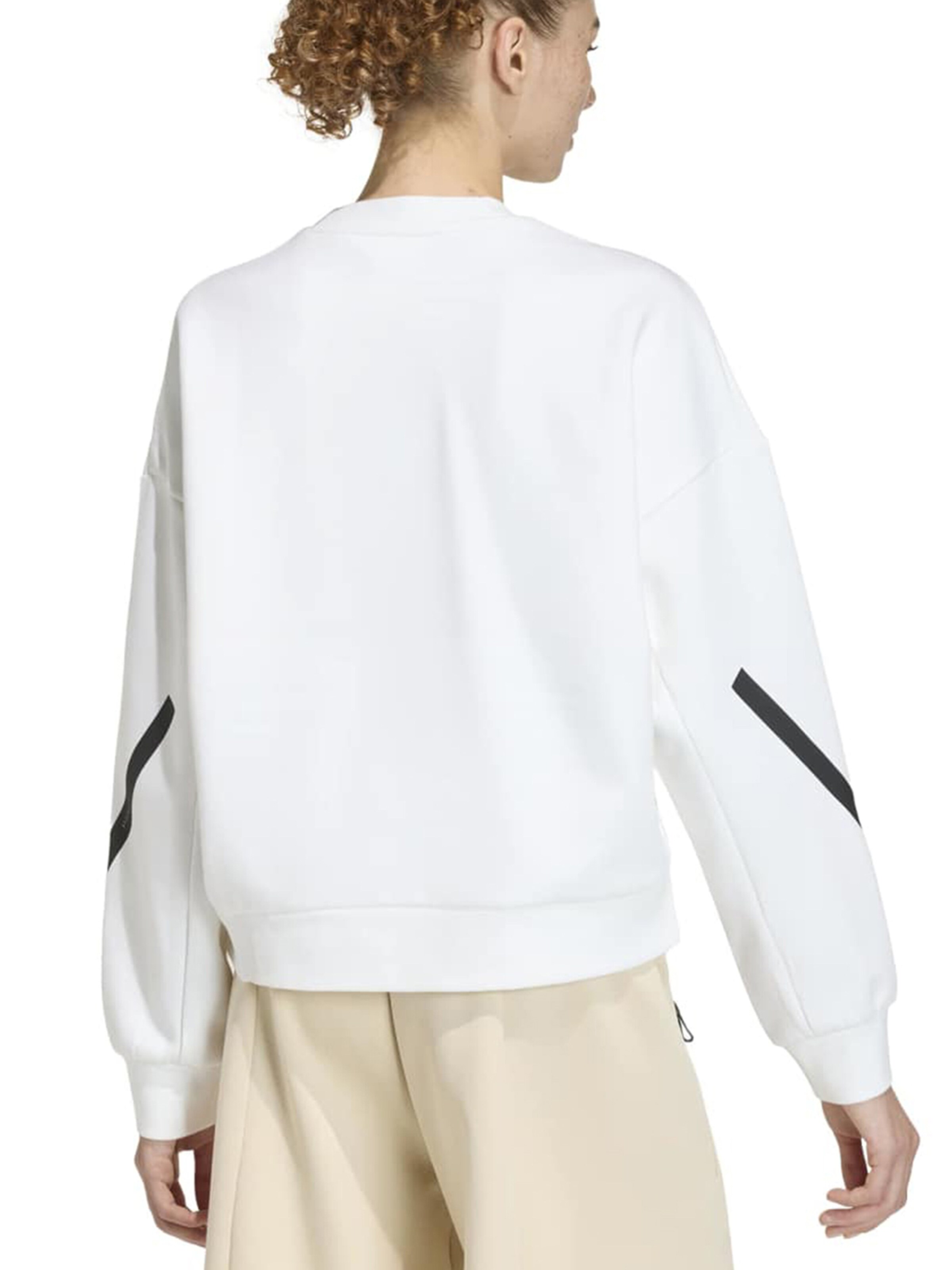 ADIDAS SPORTSWEAR Sportsweatshirt 'Z.N.E.' i hvid: tilbage