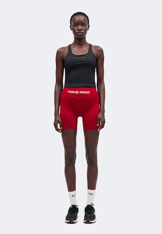 NIKE Skinny Sportnadrágok 'Nike Pro' - piros