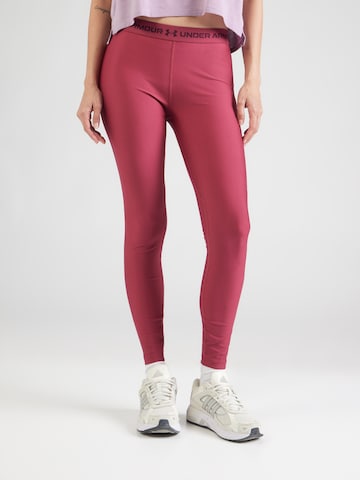 UNDER ARMOUR Skinny Sportbyxa i röd: framsida