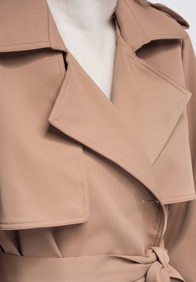 Ombre Manteau mi-saison en S en beige, Vue avec produit