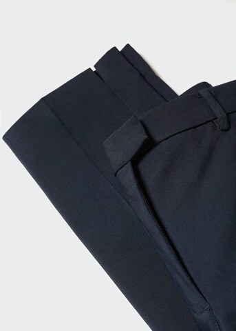 MANGO Regular Bügelfaltenhose 'Cola' in Blau