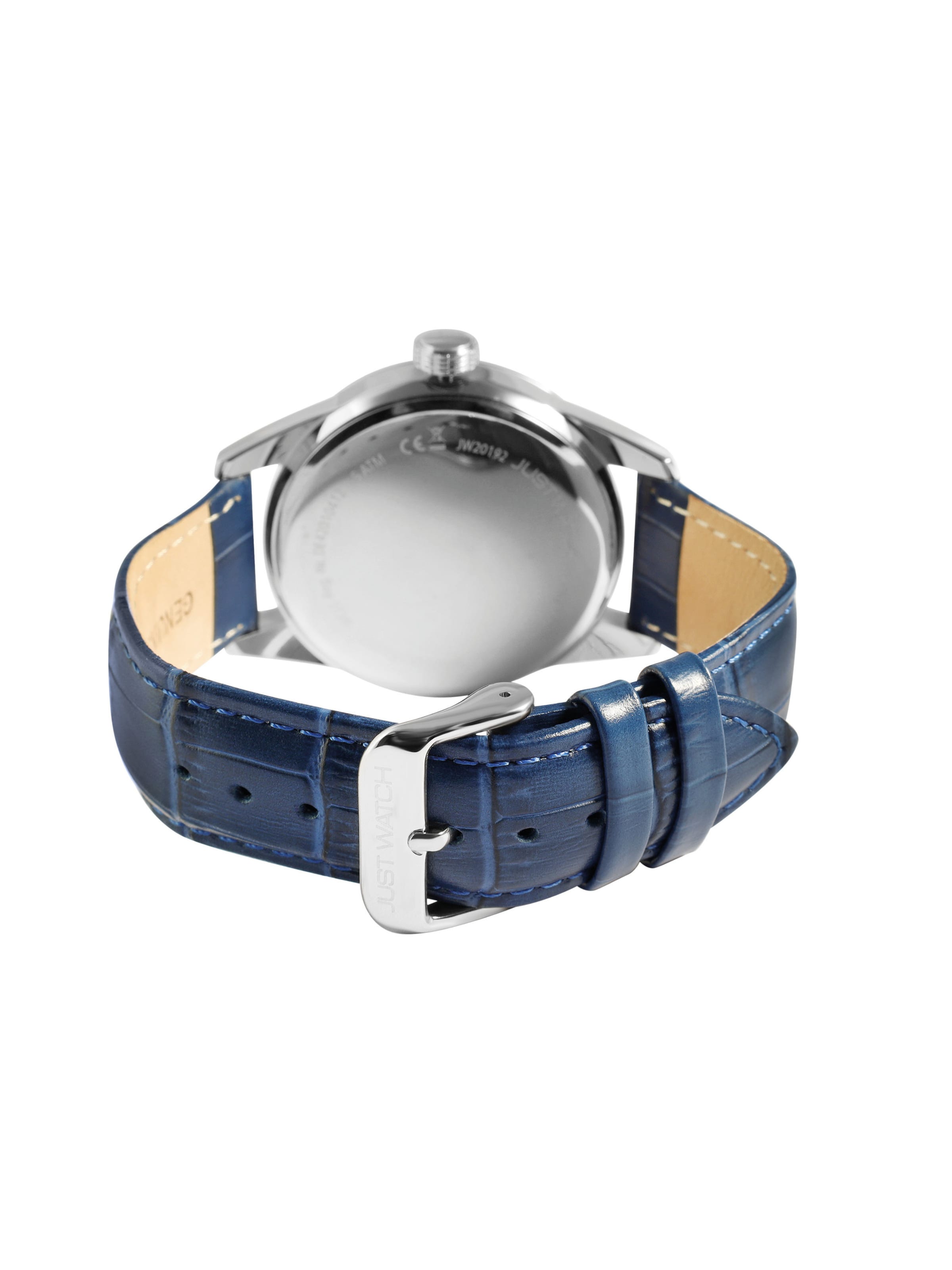 Just Watch Analog Watch 'Datumsanzeige' in Blue