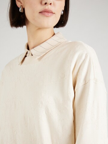 Sweat-shirt 'JDYFLAME' JDY en beige