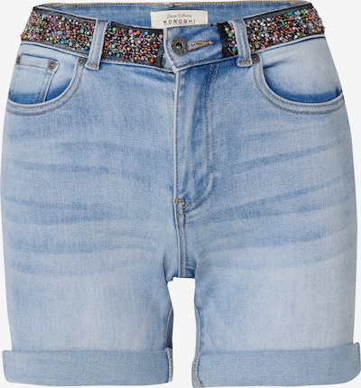 KOROSHI Shorts in blue denim, Produktansicht