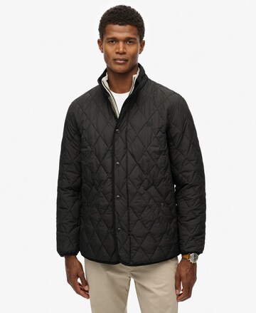 Superdry Tussenjas in Zwart