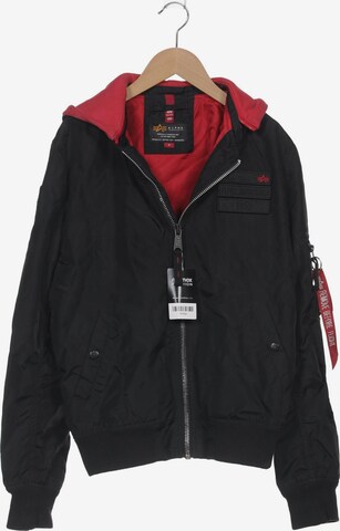 ALPHA INDUSTRIES Jacke S in Schwarz: predná strana