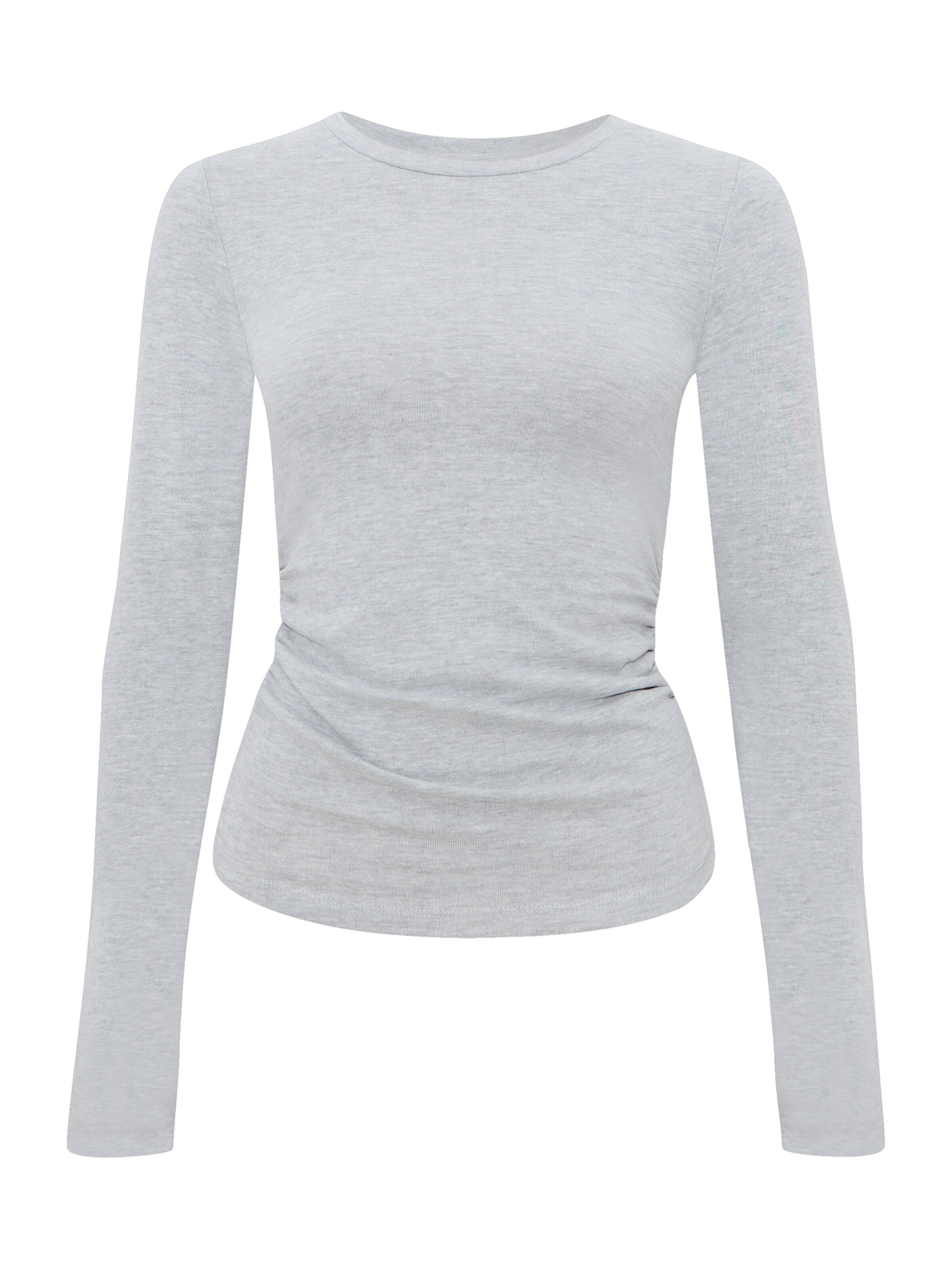 Antargo Shirt 'Luna' in Grey: front