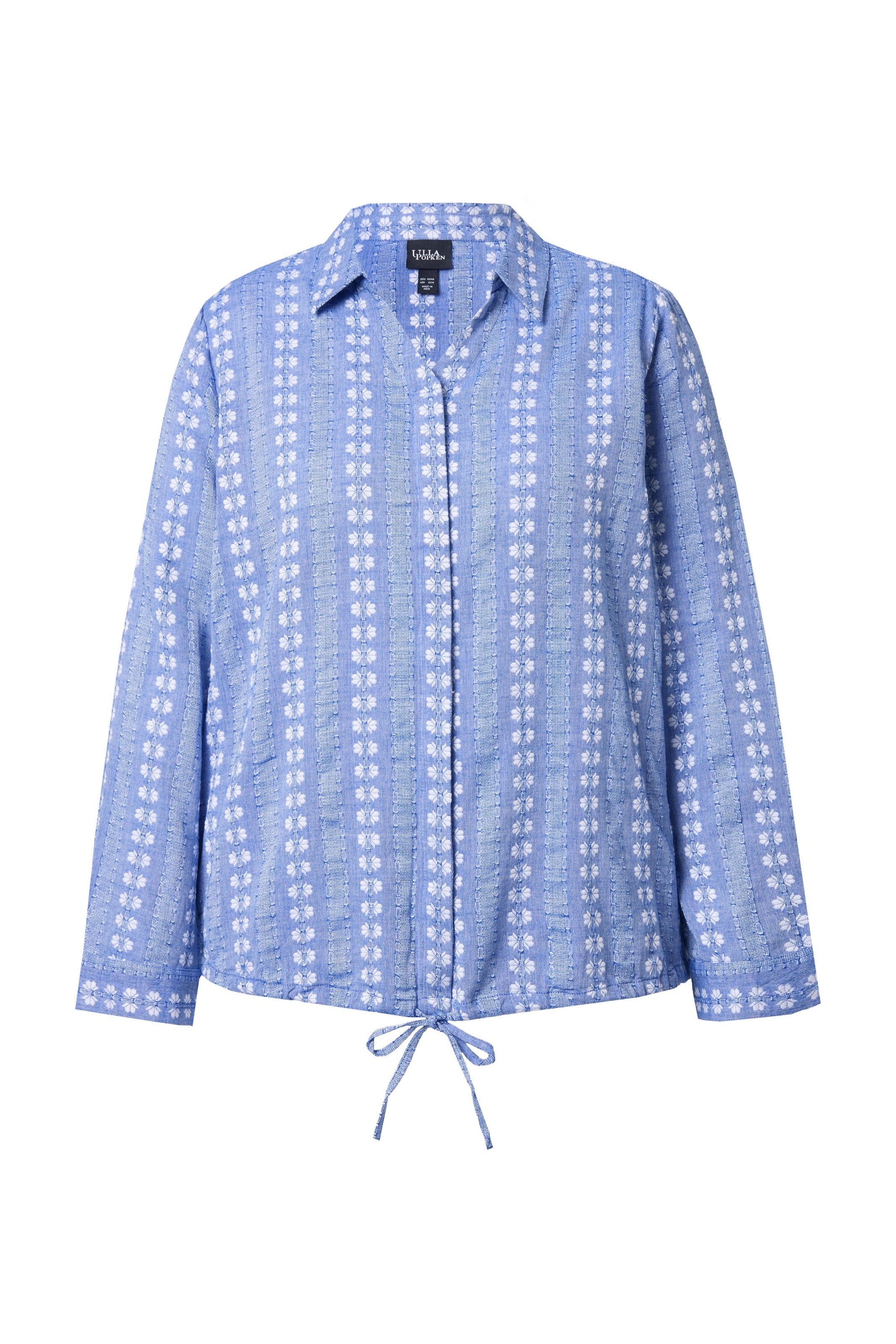 Ulla Popken Μπλούζα σε μπλε: μπροστά