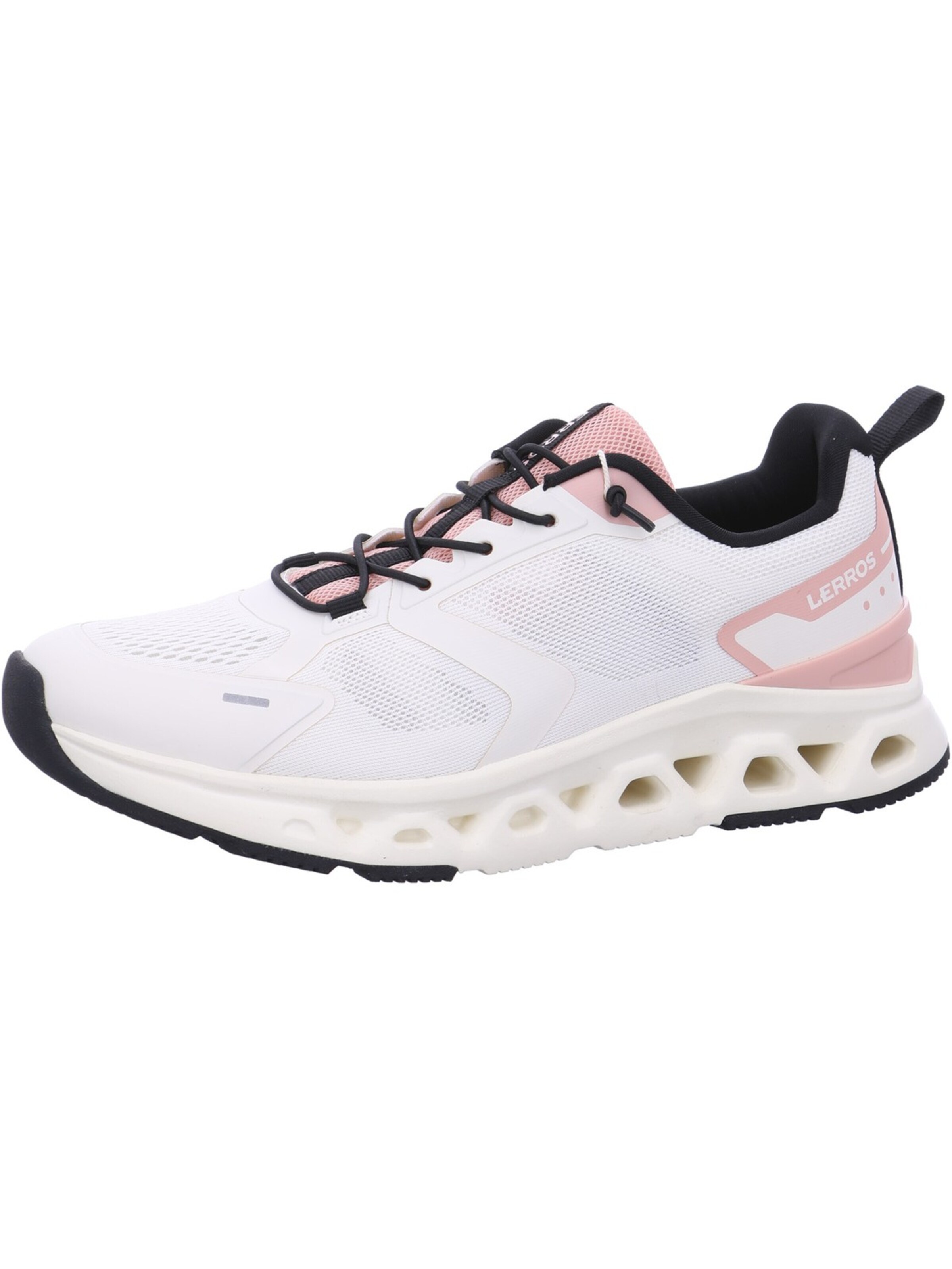 LERROS Athletic Lace-Up Shoes 'Lerros Sneaker Weiß' in White: front