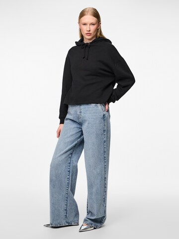 PIECES Wide Leg Jeans 'SELMA' in Blau