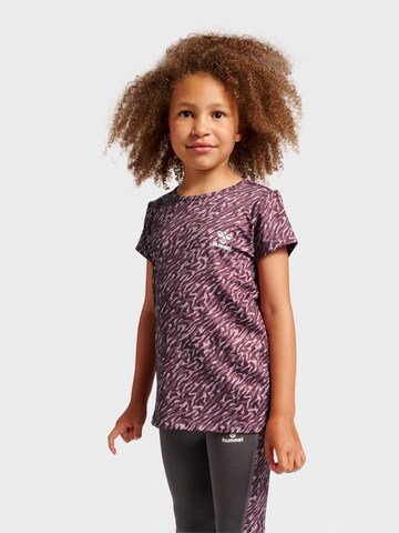 T-Shirt 'NANNA' Hummel en violet : devant