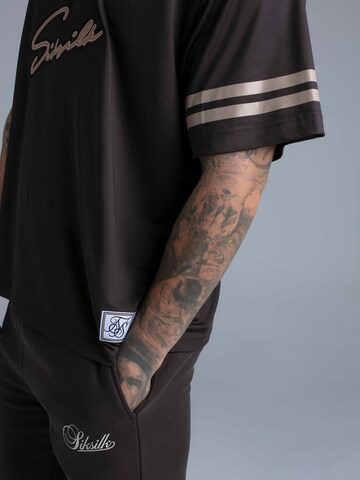 T-Shirt SikSilk en marron