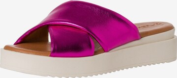 TAMARIS Mules in Pink: front