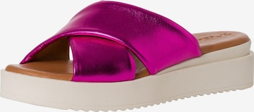 TAMARIS Mules in Pink: front