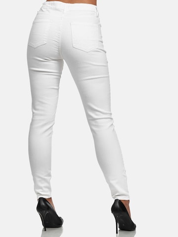 Tazzio Skinny Jeansy 'F107' w kolorze biały