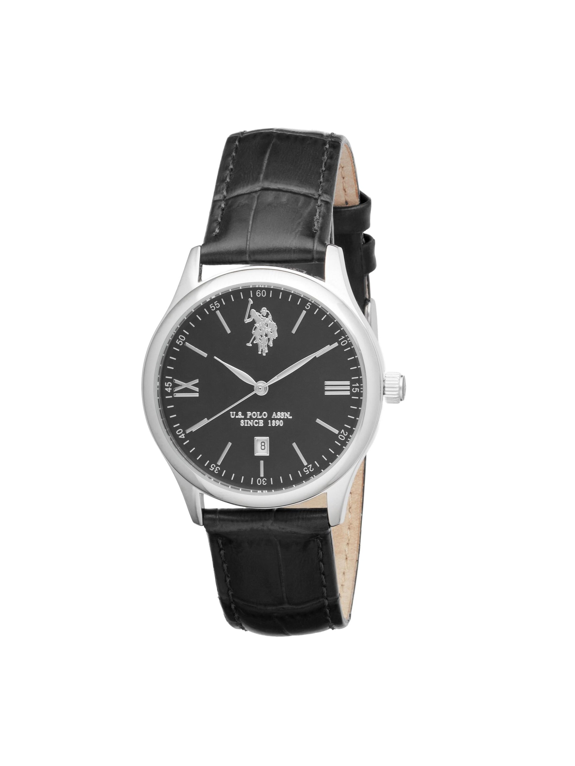 Montre à affichage analogique 'Aiden' U.S. POLO ASSN. en noir : devant