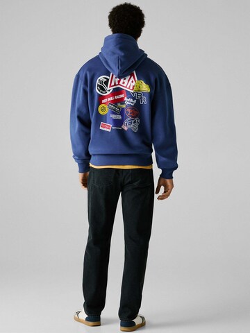 Red Bull Racing x Pepe Jeans Sweatshirt in Blauw: voorkant
