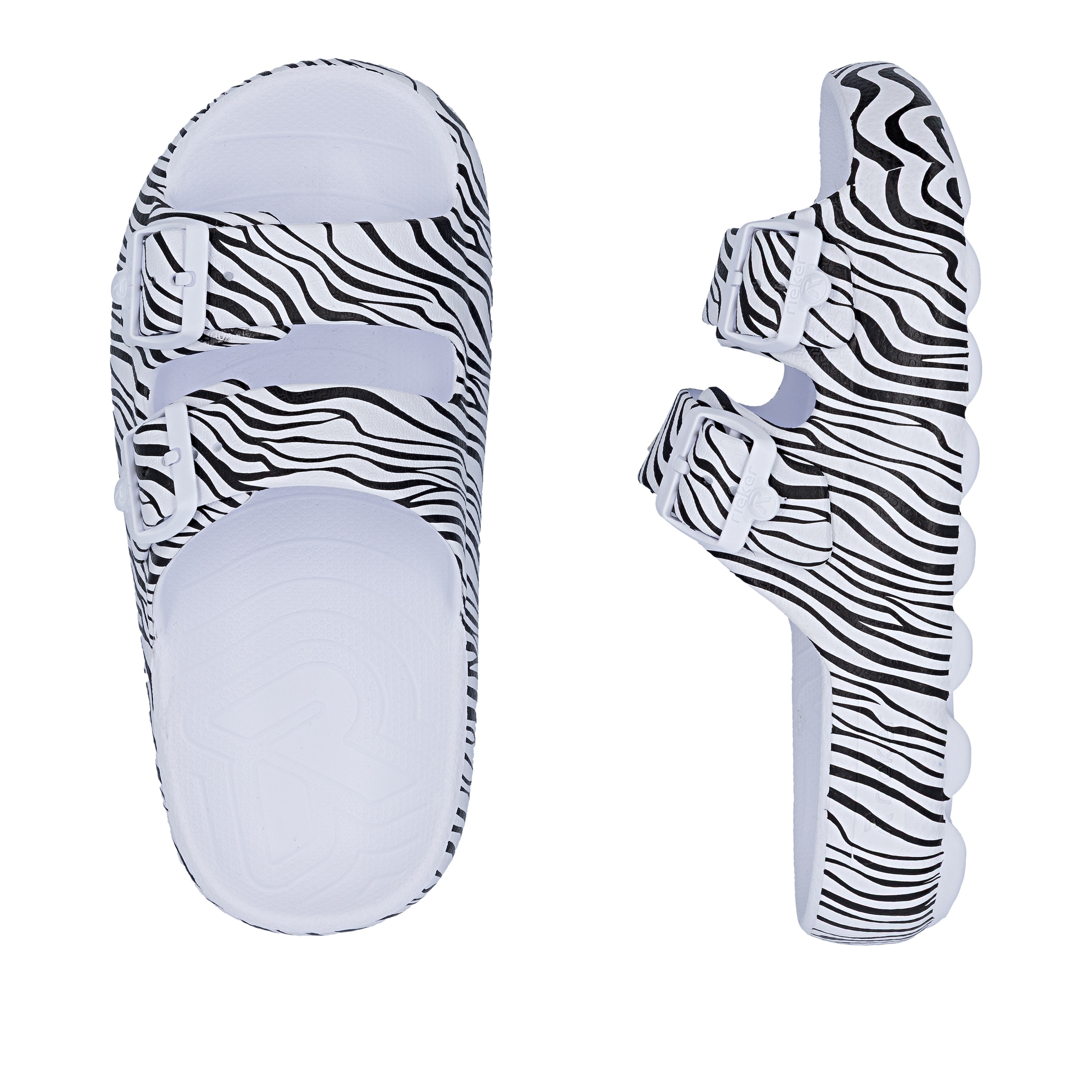 Mule Rieker Sport en mélange de couleurs