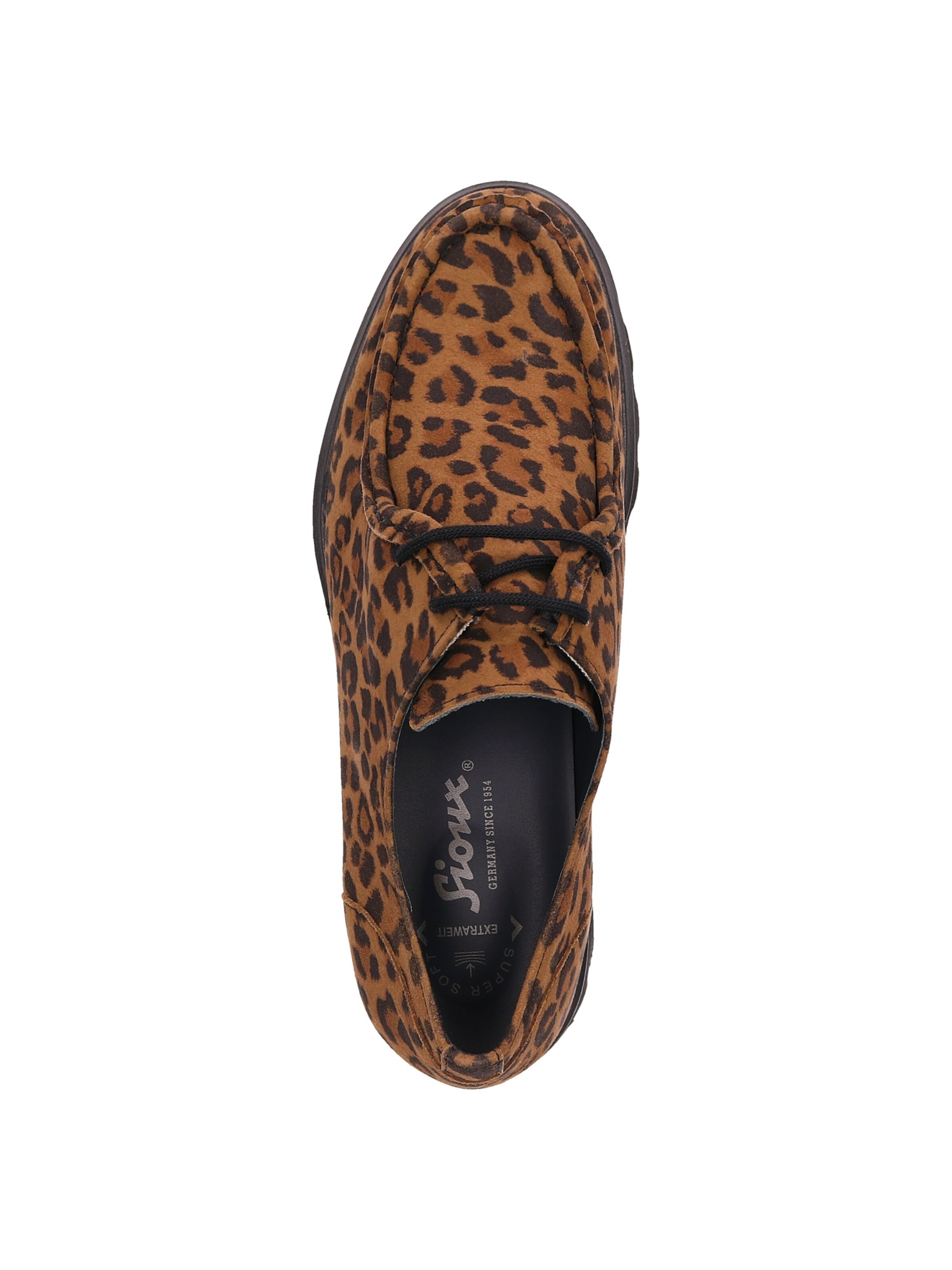 SIOUX Lace-up shoe in Brown