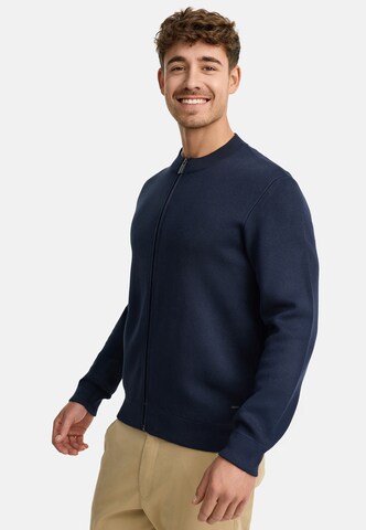 INDICODE JEANS Gebreid vest 'Laos' in Blauw