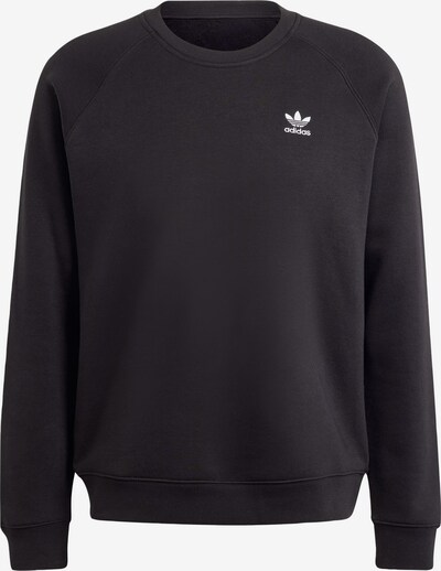 ADIDAS ORIGINALS Sweatshirt 'Trefoil Essentials' em preto / branco, Vista do produto
