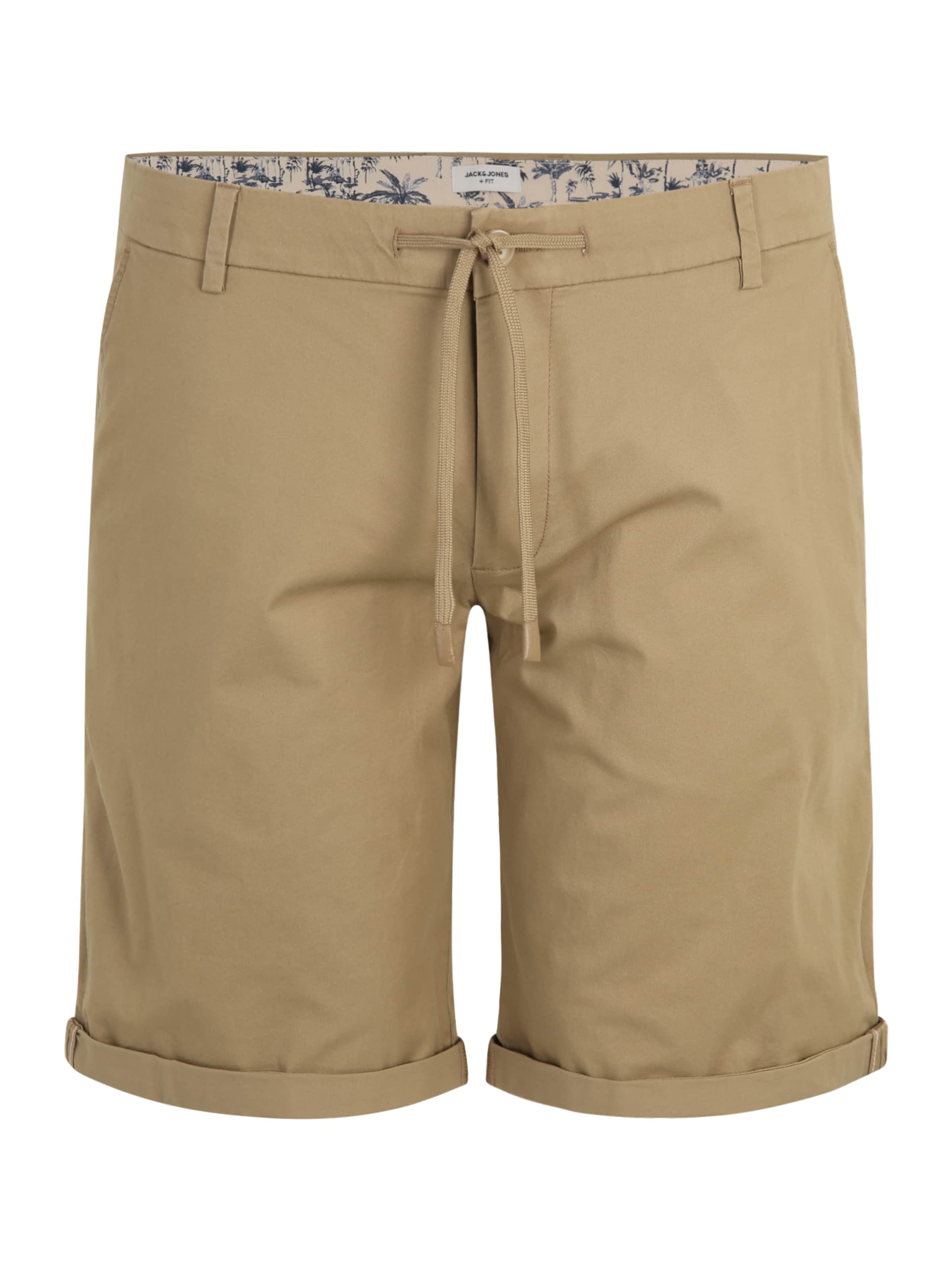 Jack & Jones Plus tavaline Chino-püksid 'MARCO SUMMER', värv beež: eest vaates