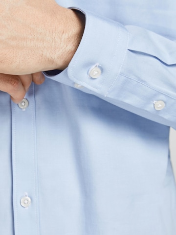 JACK & JONES Slim fit Button Up Shirt in Blue