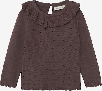 NAME IT - Jersey en marrón: frente