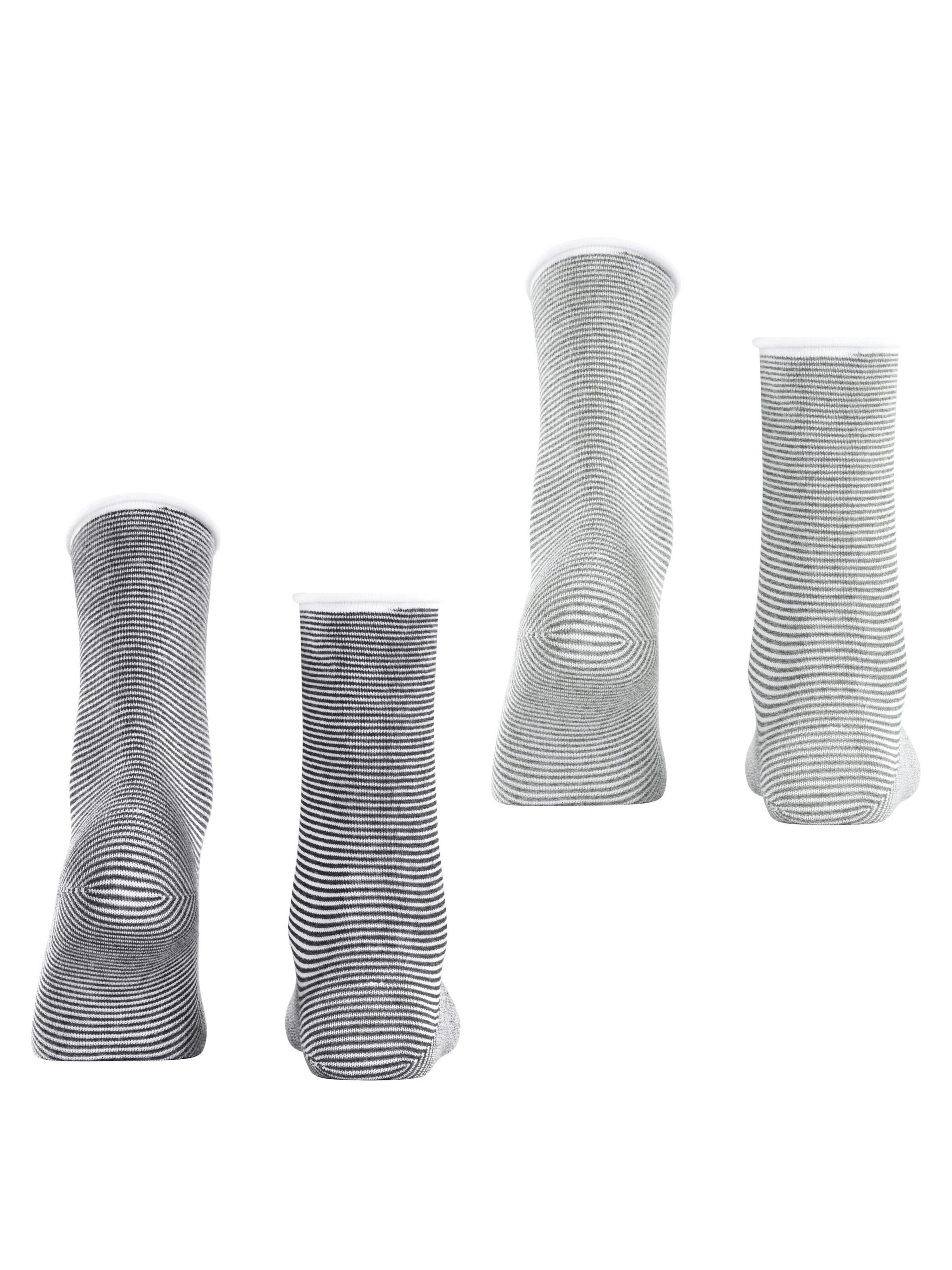 ESPRIT Socken 'Allover Stripe 2-Pack'‌‌‌‌‌‌‌‌‌ in Mischfarben