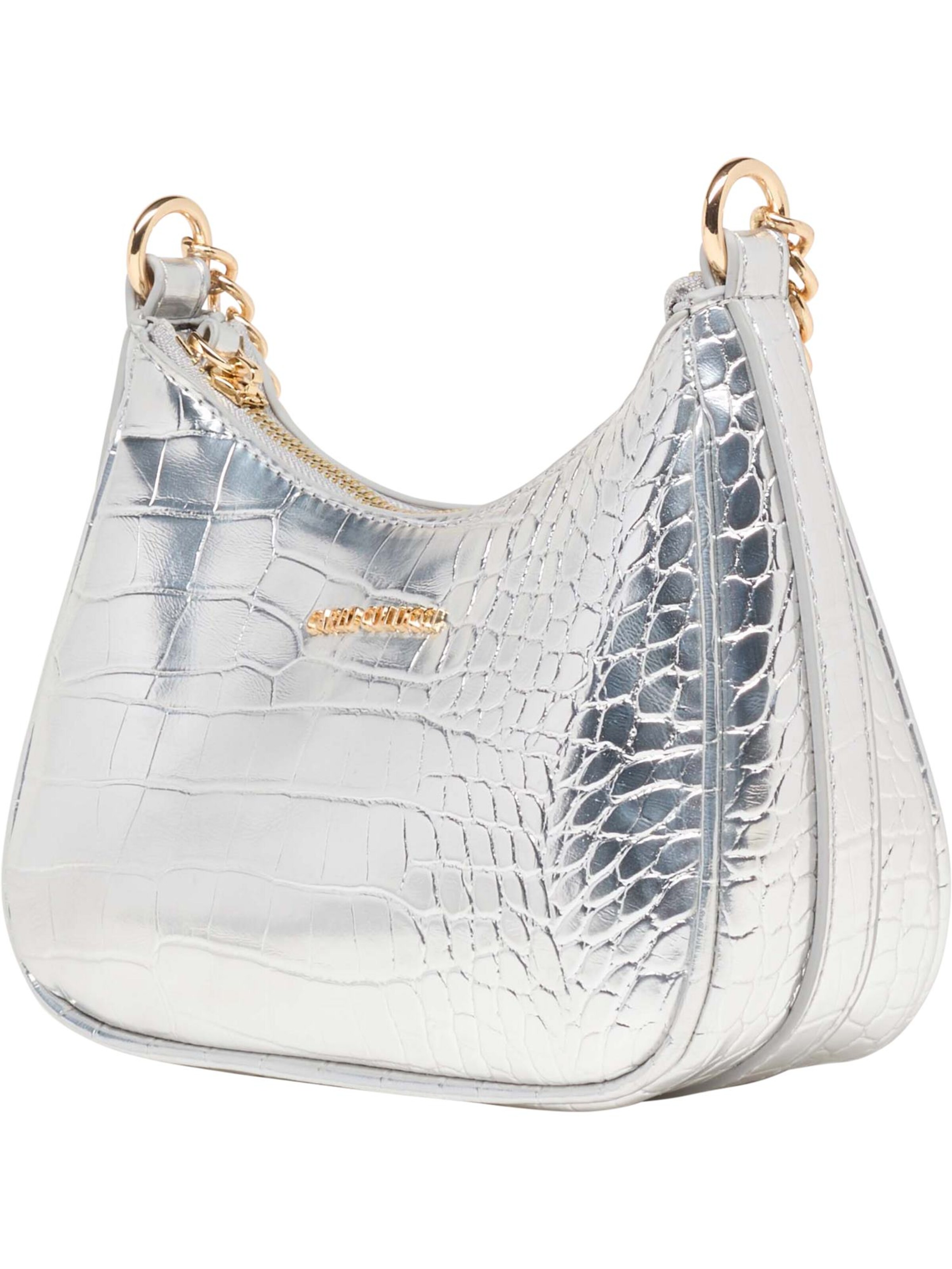 Carlo Colucci Handtasche 'Del Toso' in Silber