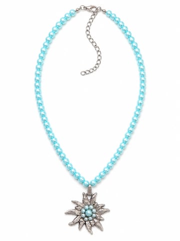 Allgäu Rebell Necklace 'Trude' in Blue: front
