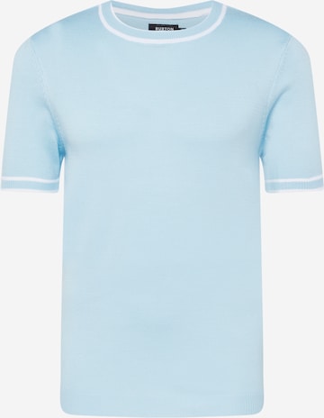 BURTON MENSWEAR LONDON Тениска в синьо: отпред