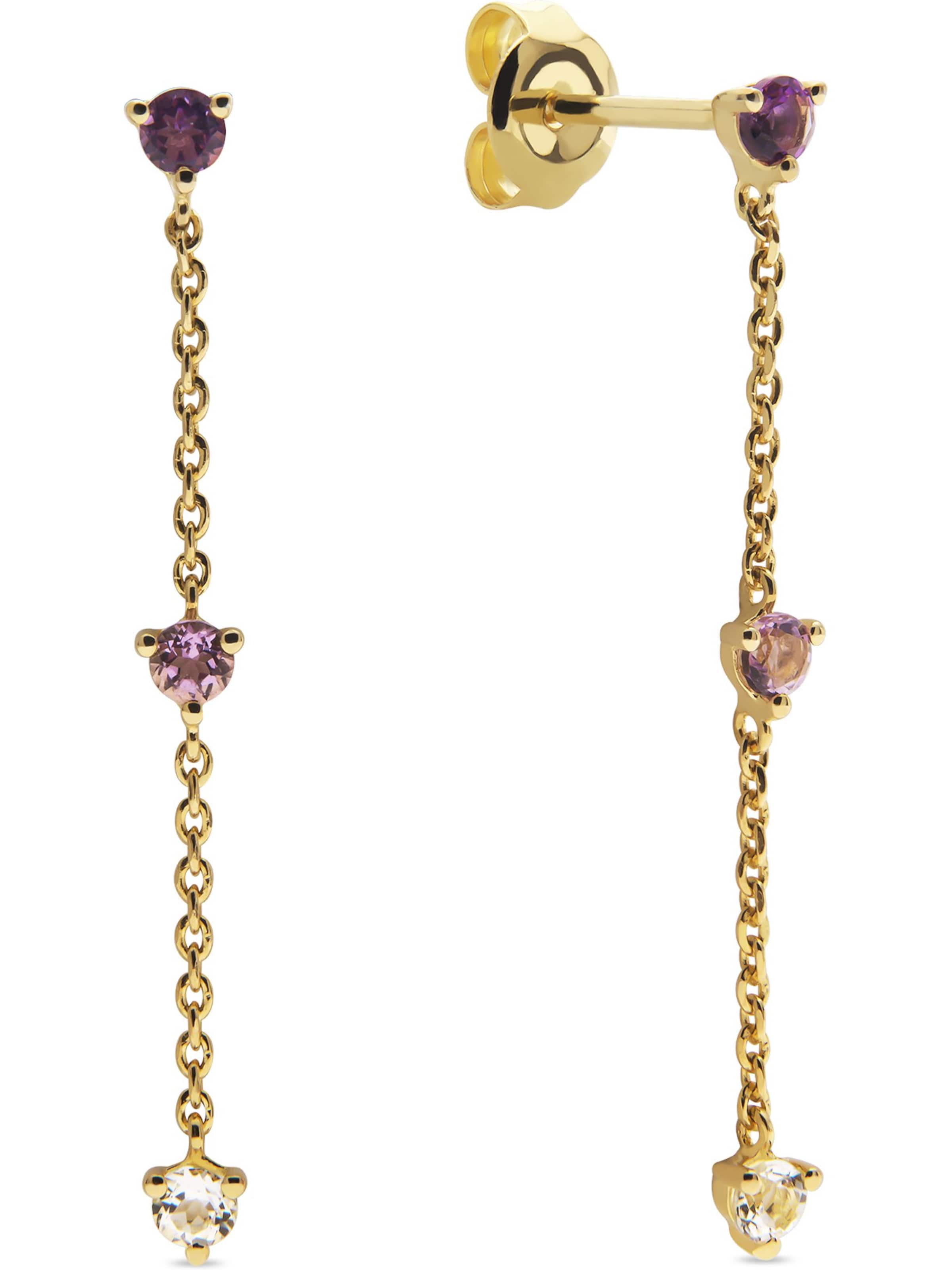 CHRIST Earrings in Gold: front