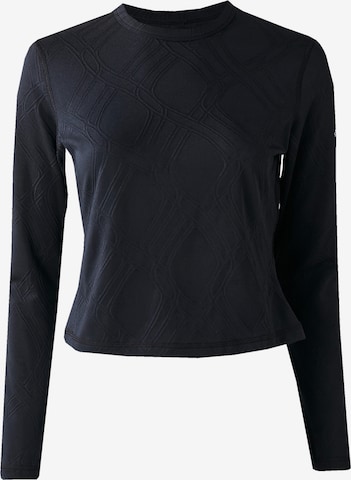COLUMBIA Λειτουργικό μπλουζάκι 'Granite Point™ LS Crew' σε μαύρο: μπροστά