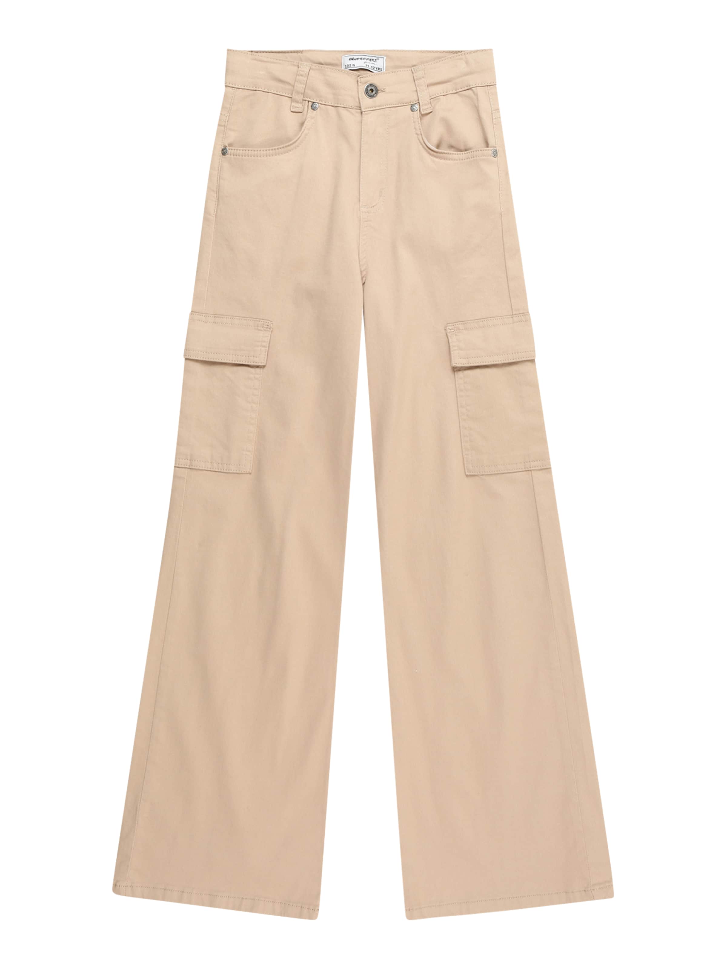 BLUE EFFECT Avar lõige Püksid, värv beež: eest vaates