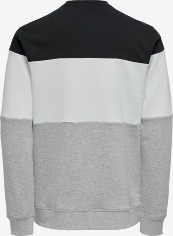 Only & Sons Sweatshirt 'ODIS' in Wit