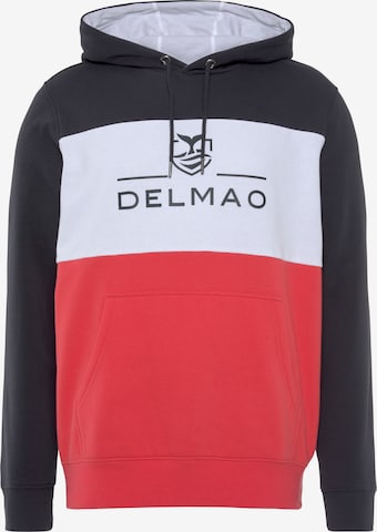DELMAO Sweatshirt in Blau: Vorderseite