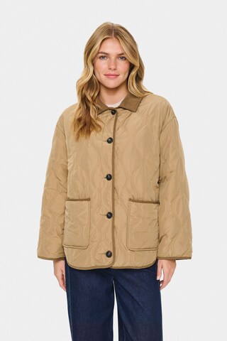 SAINT TROPEZ Overgangsjakke 'Lois' i brun: forside