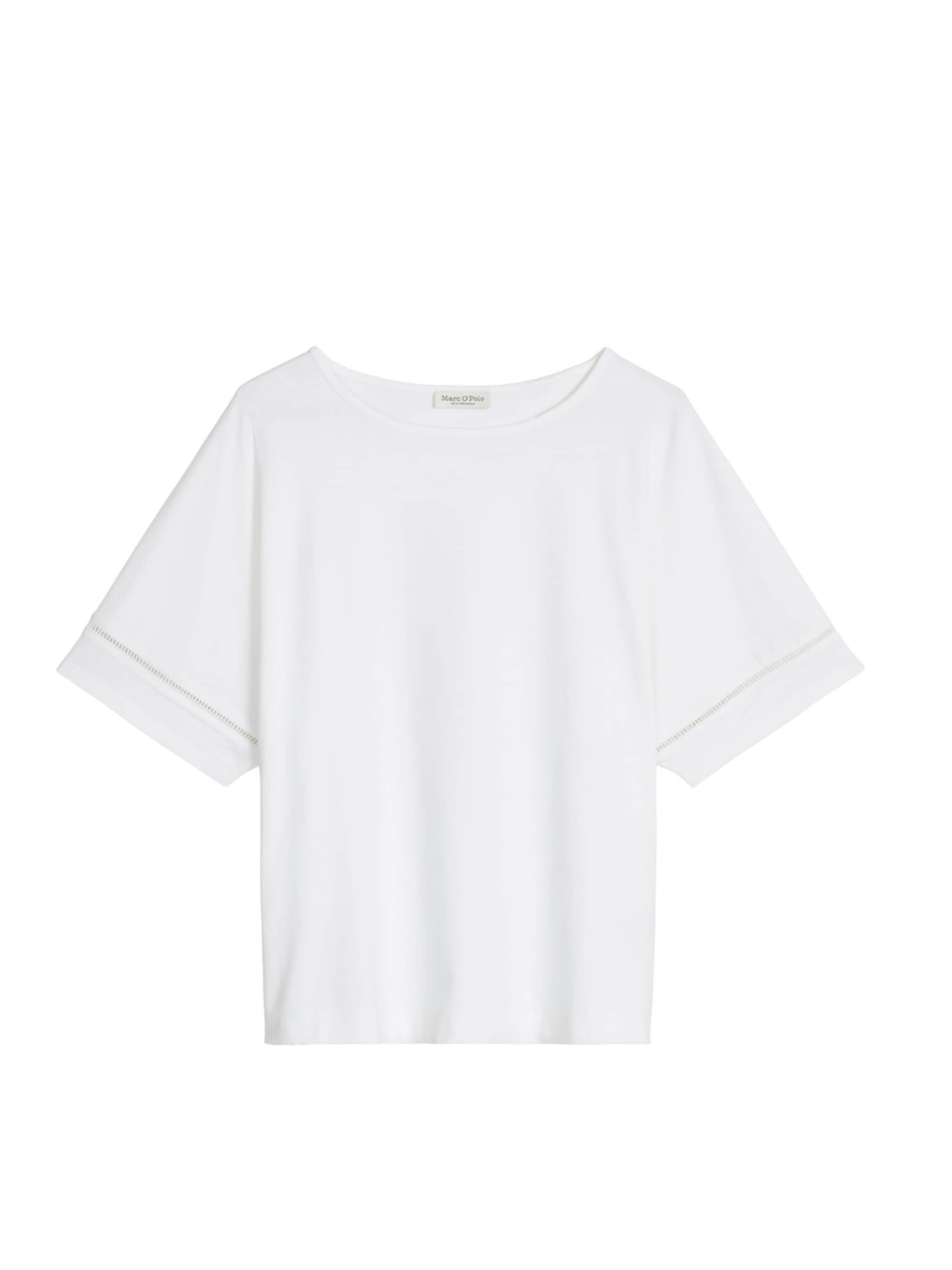 Marc O'Polo Shirt 'marc o'polo - Dames t-shirt' in XL in de kleur Wit, Productweergave