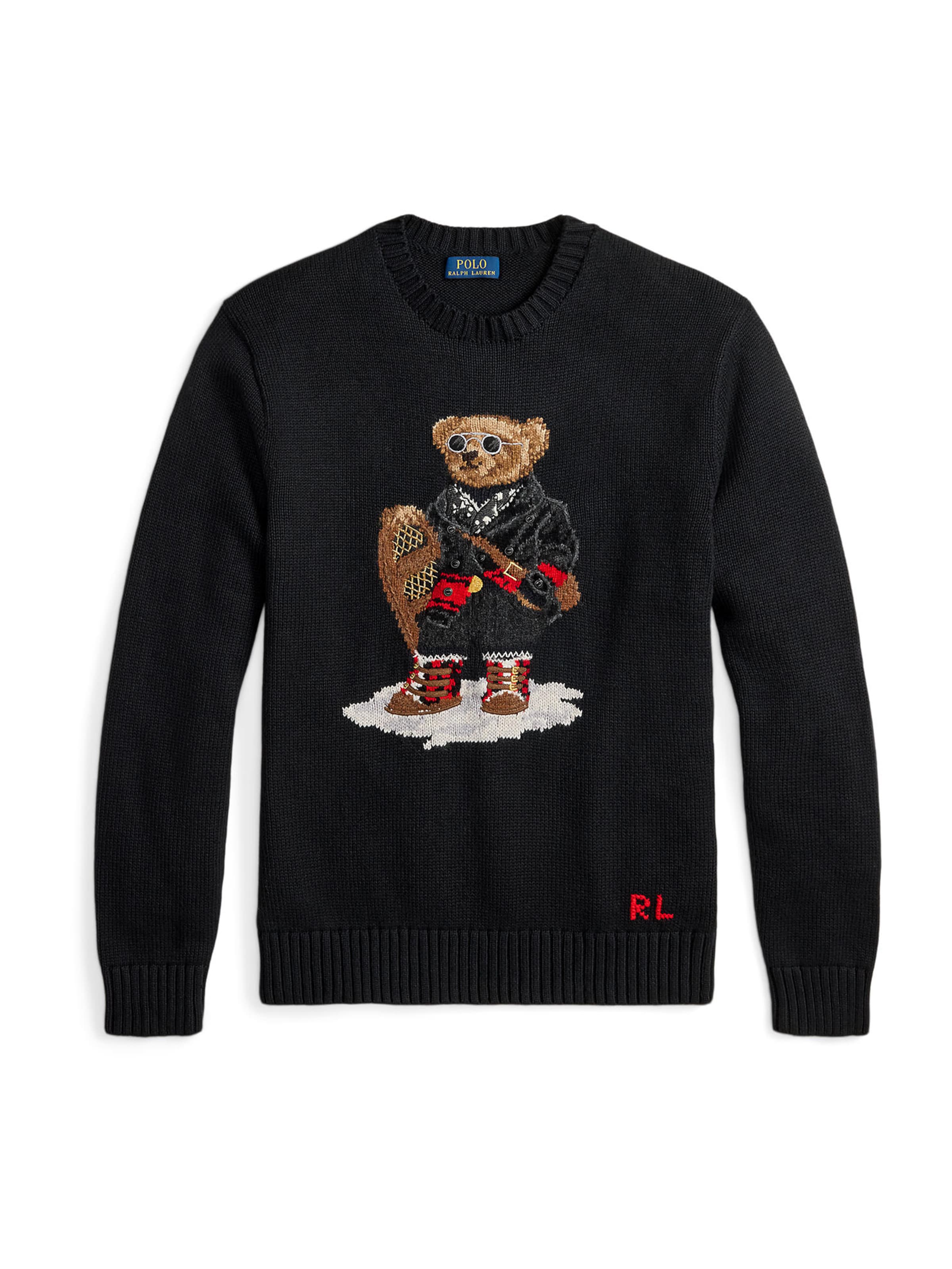 Pulover de la Polo Ralph Lauren pe negru: față