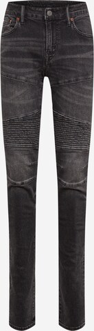 American Eagle Skinny Jeans 'Airflex' in Schwarz: predná strana