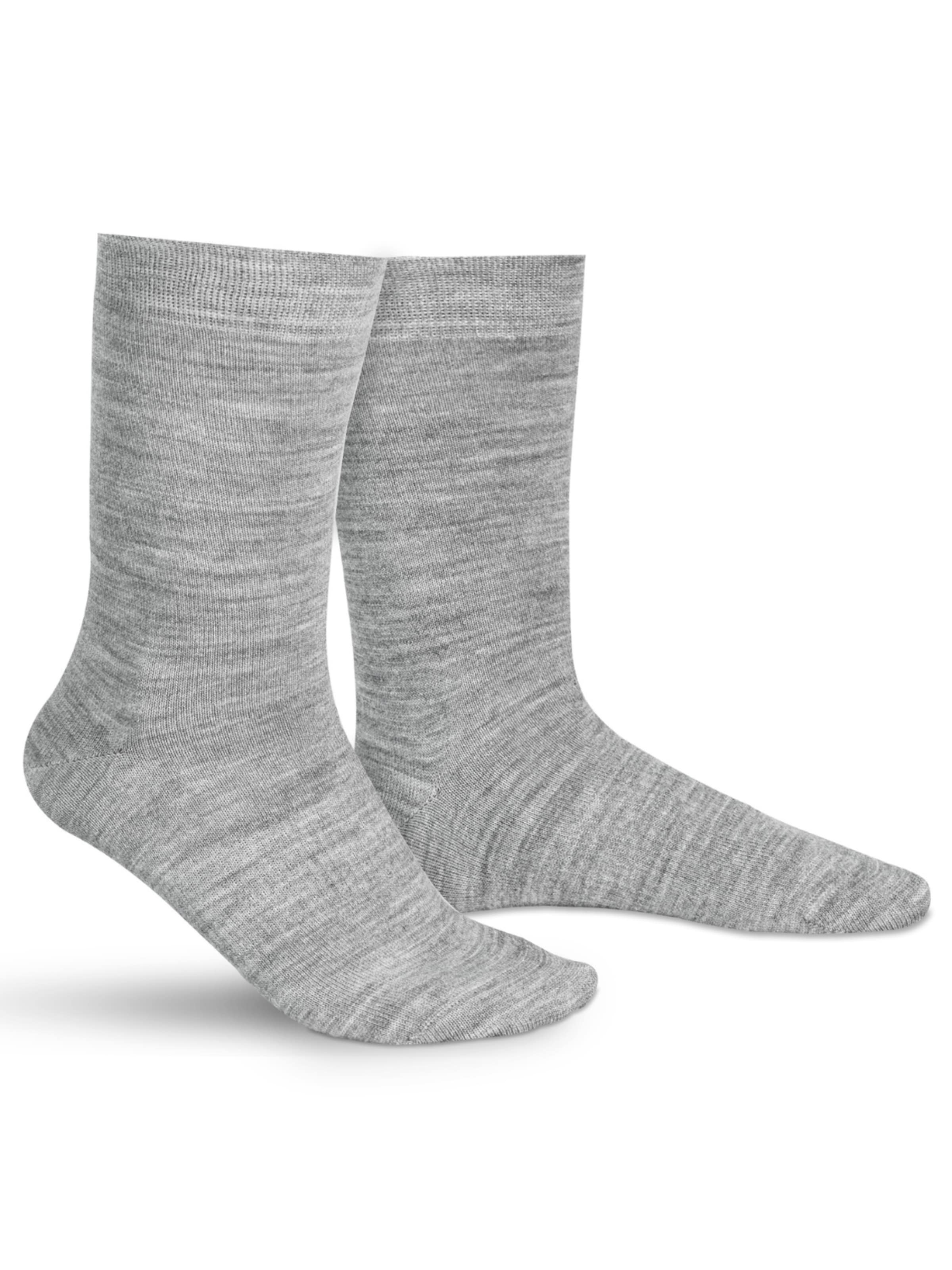 Sukats Socks 'Merino Wol Sokken' in Grey