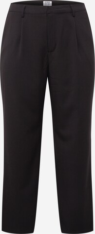 Loosefit Pantalon à pince 'BLAKE' Cotton On Curve en noir : devant