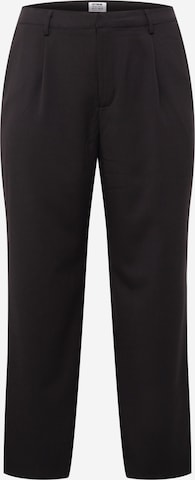 Cotton On Curve - Pantalón plisado 'BLAKE' en negro: frente