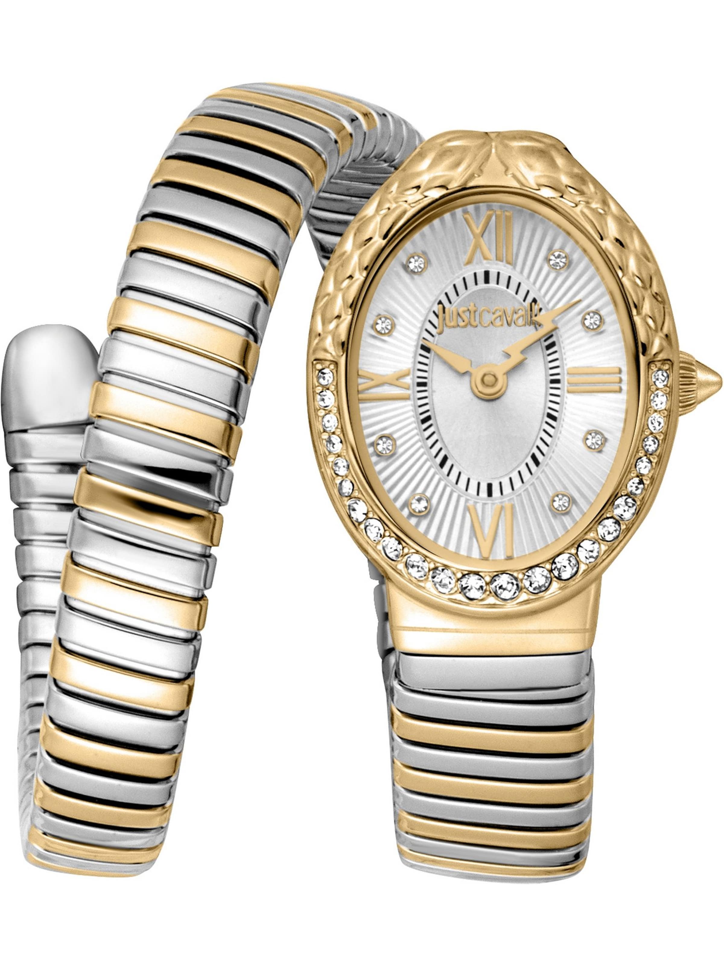 Just Cavalli Uhr in Gold: Vorderseite