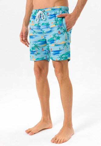 Jimmy Sanders Board Shorts in Blue